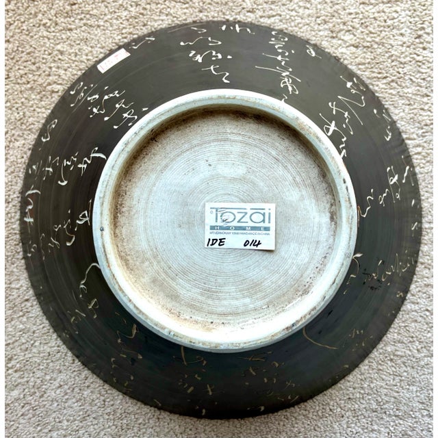 Blue & White Chinoiserie 16" Bowl-Tozai Home For Sale - Image 4 of 10