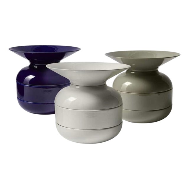 Torrecotta Vases by Davide Oldani and Attila Veres for Cassina, Set of 3 For Sale