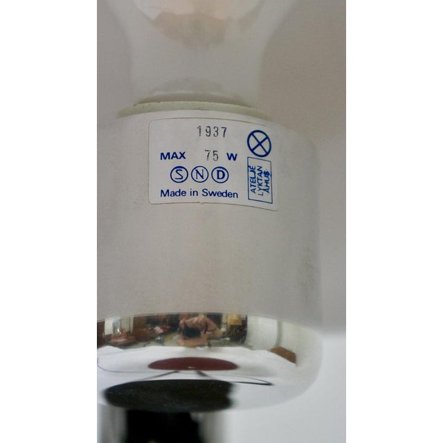 Vintage Mars Lamp by Per Sundstedt for Ateljé Lyktan, 1970s For Sale - Image 4 of 14