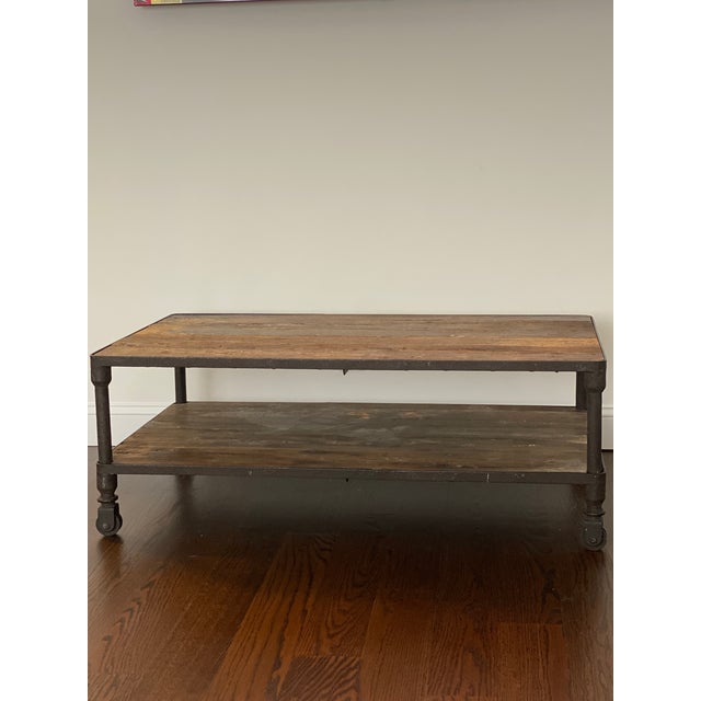 Restoration Hardware Dutch Industrial Coffee Table Chairish