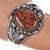 6.25" 40‘s-50‘s Fred Harvey style sterling/jasper cuff bracelet. Weight and measurements in pics, no issues. Great looking...