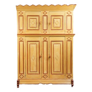 Antique Dutch Farmhouse Cabinet, 1700s For Sale