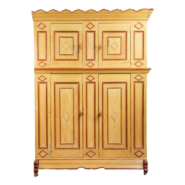 Antique Dutch Farmhouse Cabinet, 1700s For Sale