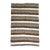 Sirt Vintage Turkish Striped Mohair Rug For Sale