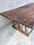 Industrial Modern Dining Table Walnut, Iron, 1940's For Sale - Image 4 of 10