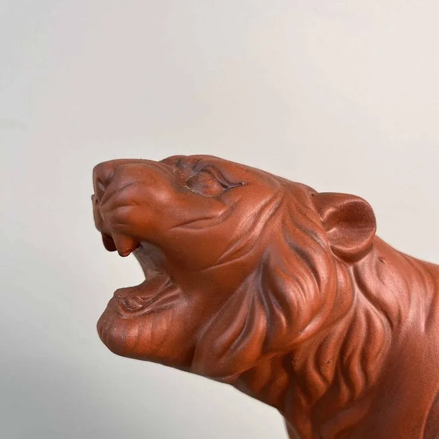 Vintage Ceramic Tiger from Iwata Seito, Japan, 1970s For Sale - Image 3 of 12