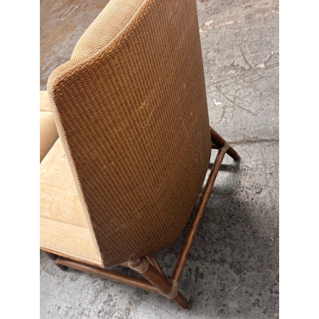 Wood McGuire Furniture Tansen Lounge Chair + Ottoman For Sale - Image 7 of 12