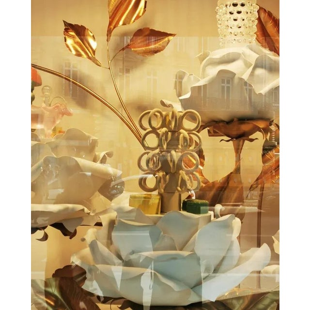 Silver Amalgam II Brass Table Lamp by Pia Chevalier For Sale - Image 8 of 9