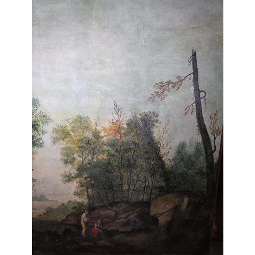 Italian Artist, Pastoral Scene, 1900, Oil on Canvas For Sale - Image 11 of 15