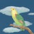 “The Feather Forecast” Surrealism Parrot Painting Art by Allison Cosmos For Sale