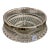 Silver & Crystal Rim Bowl For Sale