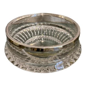 Silver & Crystal Rim Bowl