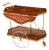 Vintage Italian Sorento Marquetry Drinks Trolley, 1960 For Sale