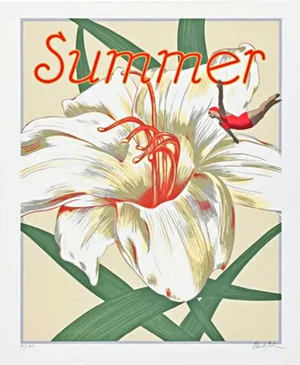 Summer, Paula Scher Screen Print