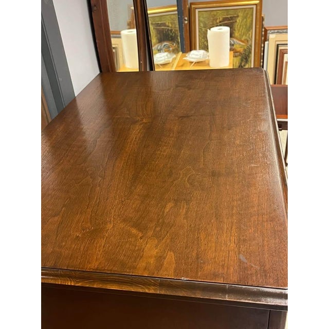 Coffee Antique Mahogany Gentlemen’s Dresser For Sale - Image 8 of 12