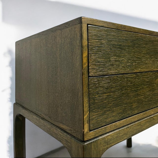 Oak Chest of Drawers with Wall Mirror by Aksel Kjersgaard for Odder Møbelfabrik, Denmark, 1960s, Set of 2 For Sale - Image 16 of 18
