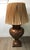 Ceramic Vintage Mid-Century Tall Large Brown Ceramic Lamp For Sale - Image 7 of 7