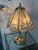 Vintage Marco Polo Floral Etched Glass Table Lamp For Sale - Image 4 of 12
