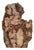 Red Jasper Stone Sculpture by Xyleia Petrified Wood For Sale