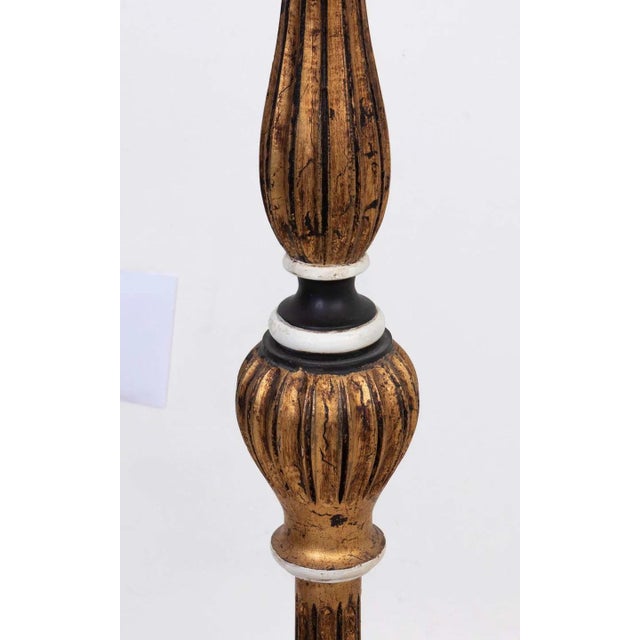 Regency Style Gilt Floor Lamp For Sale In New York - Image 6 of 13