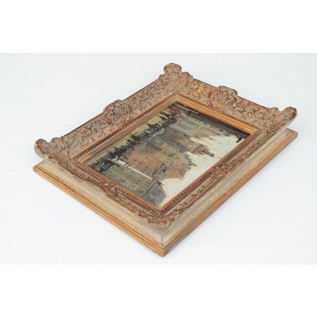 Alois Pfund, Marienplatz, Munich, 1920s, Oil on Cardboard, Framed For Sale - Image 9 of 12
