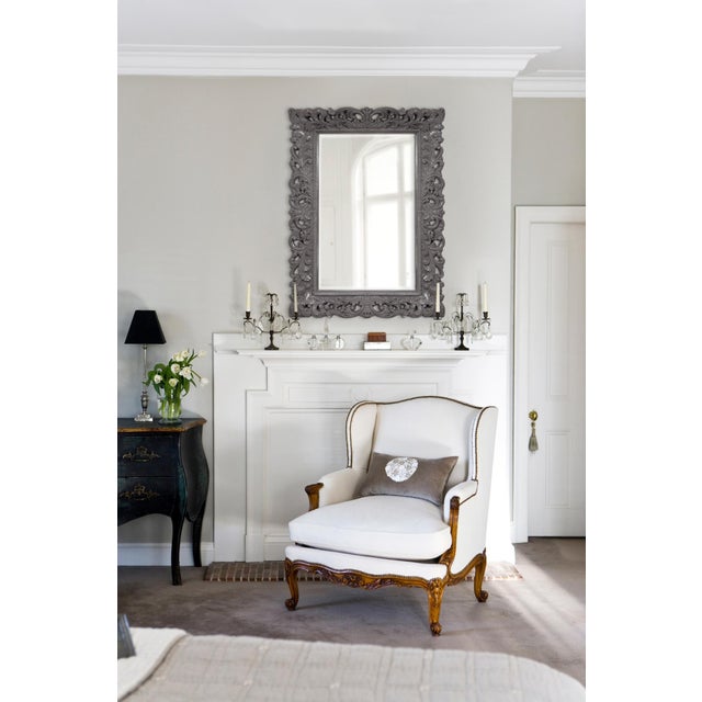 Gray Barcelona Mirror - Glossy Charcoal For Sale - Image 8 of 8