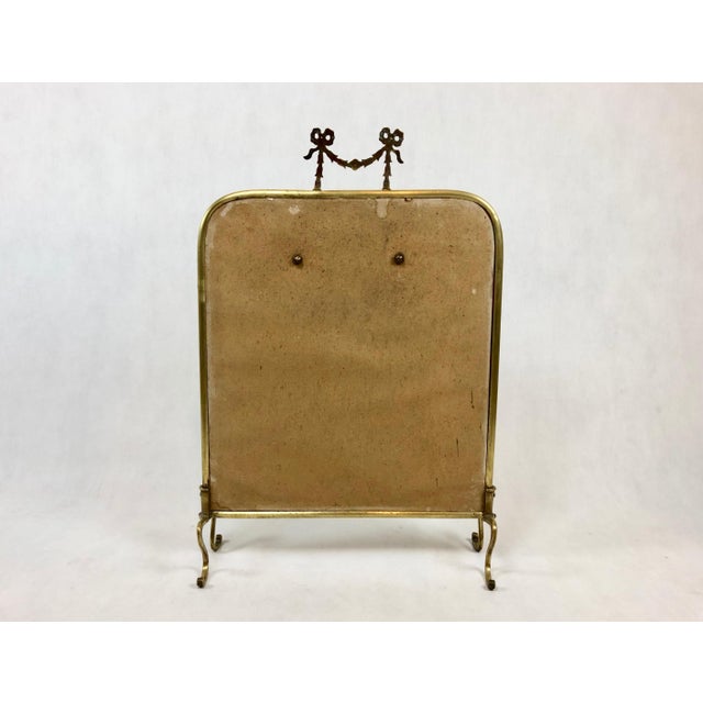 Louis XVI Style Table Mirror in Brass For Sale - Image 6 of 17