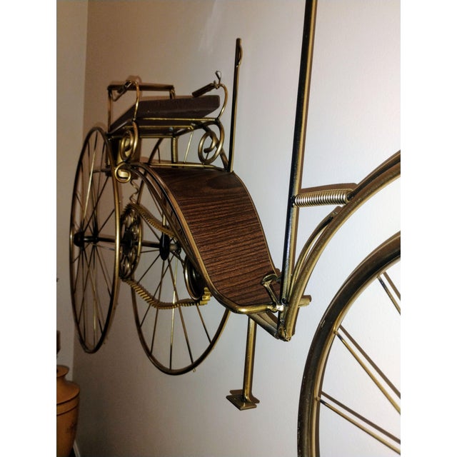 1980s 1980s Limited Edition Curtis Jere Wall Sculpture Portraying Karl Benz (Mercedes Benz) For Sale - Image 5 of 12