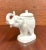 Andrea by Sadek White Porcelain Elephant Candy Dish For Sale In Charlotte - Image 6 of 9