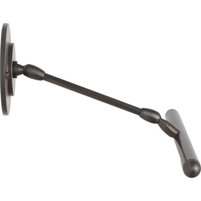 Traditional Amber Lewis for Visual Comfort Signature Emery 12" Picture Light in Bronze For Sale - Image 3 of 7