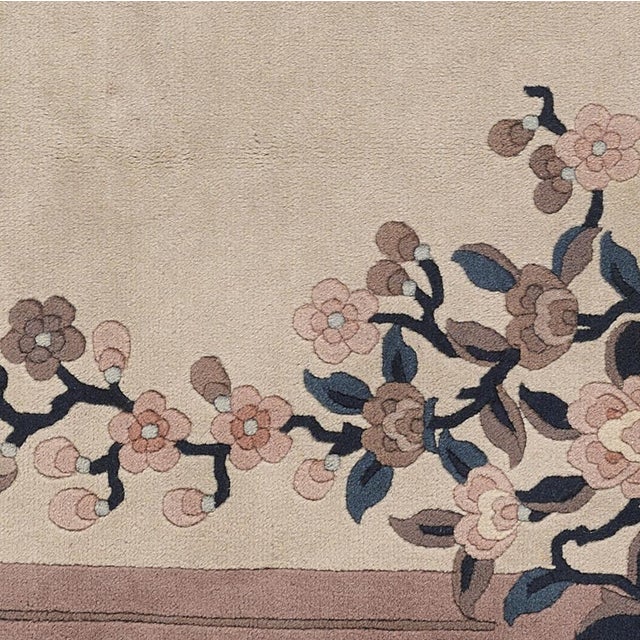 Brown Beijing Rug in Wool For Sale - Image 8 of 9