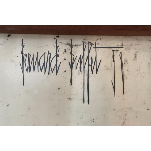 Wood "Skyline of New York" After Bernard Buffet, 1958 For Sale - Image 7 of 10