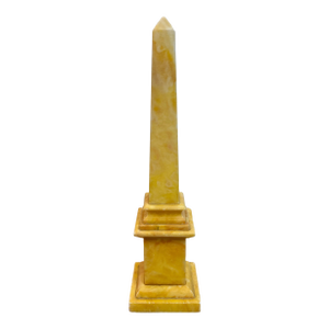 Italian Alabaster Obelisk