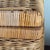 Wood Mid 20th Century Vintage Natural Woven Wicker Carrying Case Basket For Sale - Image 7 of 12