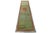 This modern Gabbeh rug combines the raw, soulful heritage of Persian tribal weaving with a sleek, minimalist aesthetic....