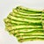 1990s Vintage Hollywood Regency Boho Chic Trompe L’Oeil Asparagus Plate. For Sale - Image 6 of 14