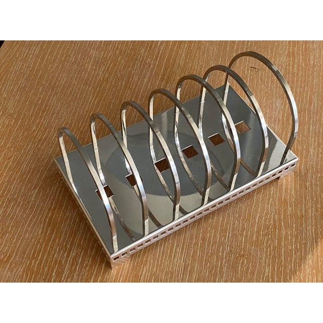 Swid Powell 1980’s Postmodern Silver Letter Holder by Richard Meier for Swid Powell For Sale - Image 4 of 13