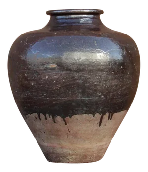 Antique Large Martaban Glazed Jar