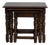 19th Century France Black Wood Nesting Table For Sale