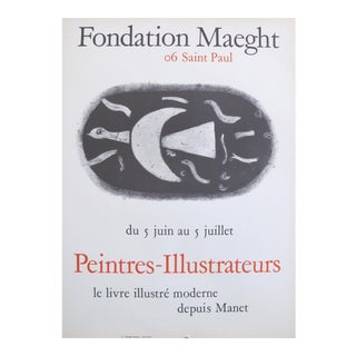 1960 French Exhibition Poster, Galerie Maeght For Sale