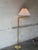 Brass Swing-Arm Floor Lamp With Pleated Shade Danish Mid-Century Modern 1960s For Sale - Image 11 of 11