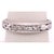 18 Karat White Gold and Diamond Wedding Band Bridal Ring, Size 6.5 For Sale - Image 4 of 7