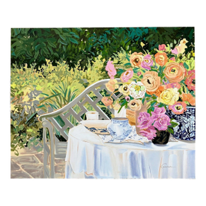 Ellen Gunn Garden Moments Ii Circa 1990 Reproduction Print