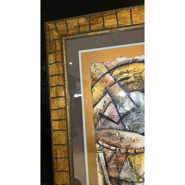 Alphanso Blake “Soulful Melodies” Original Abstract Acrylic Painting on Canvas, Framed For Sale - Image 4 of 7