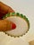 Emerald 15 Carat Natural Emerald & 2.8 Carat Diamond Tennis Bracelet 14 Kt Yellow Gold For Sale - Image 8 of 18