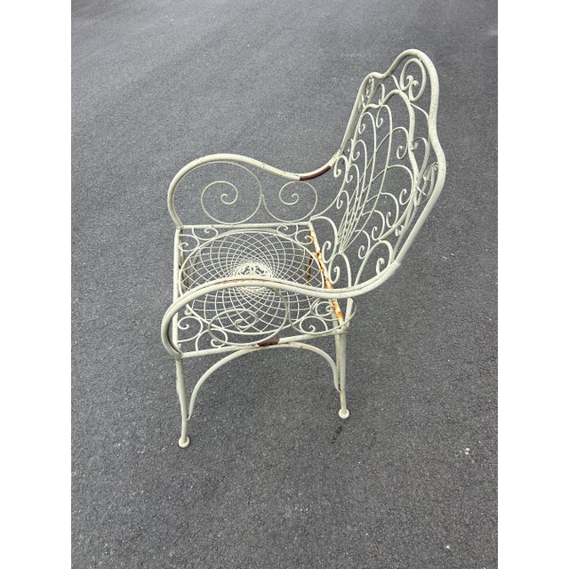 Metal Vintage Decorative French Patio Bistro Set *** For Sale - Image 7 of 8