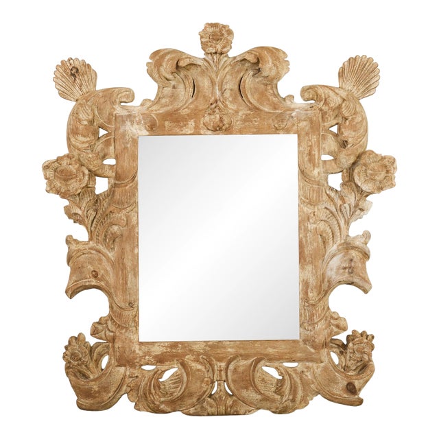 Dennis & Leen Baroque Carved New York Spanish Mirror For Sale
