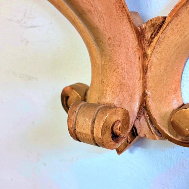 Wooden Console Table with Drawer, 1940s For Sale - Image 6 of 11