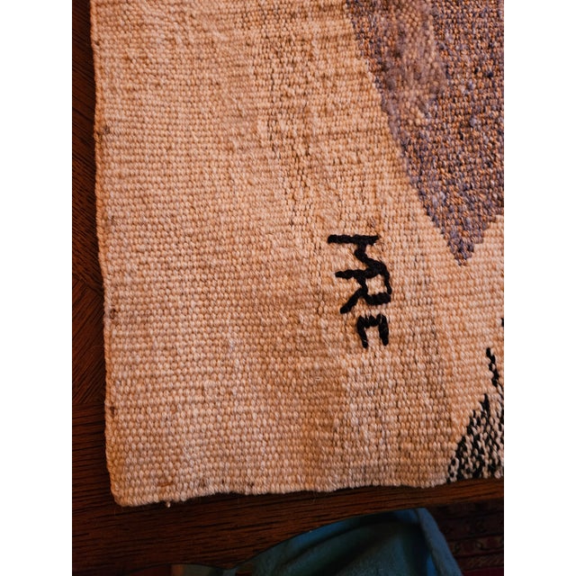 Textile Triangle Iii: Law of Three Hand Woven Tapestry Series 1990 For Sale - Image 7 of 12