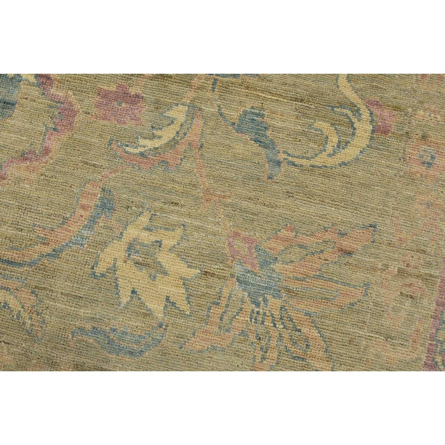 Ziegler Rug 6’2” X 9’4” Gray Wool Traditional Hand-Knotted Oriental Carpet For Sale - Image 4 of 15